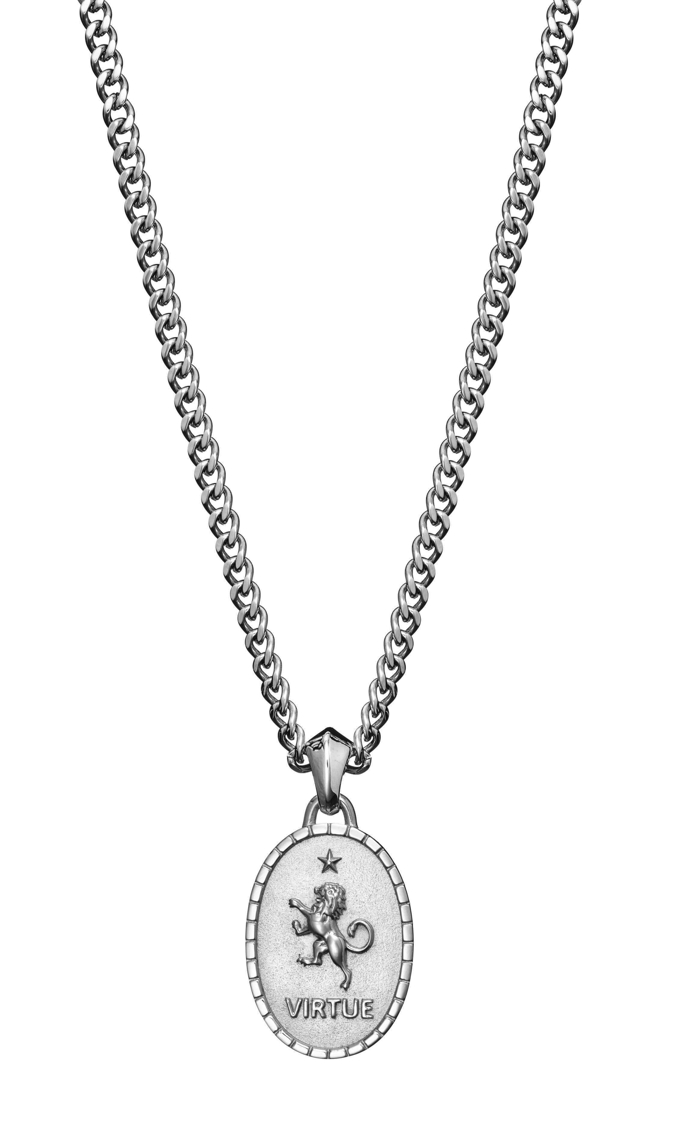 VIRTUE NECKLACE - SILVER – Zorrata